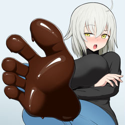 This is a pixiv picture whose title is 邪ンヌに嫌な顔をされながらバレンタインチョコを貰いたい.