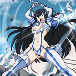 This is a pixiv picture whose title is 鬼龍院皐月らくがき.