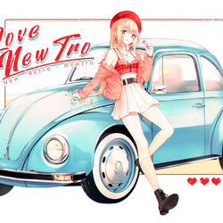 This is a pixiv picture whose title is NEWTRO.