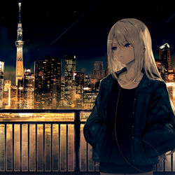 This is a pixiv picture whose title is being.