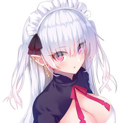 This is a pixiv picture whose title is エルフメイドさん.