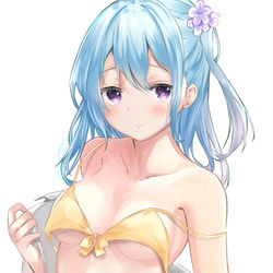 This is a pixiv picture whose title is かのちゃん先輩のすべすべお肌.