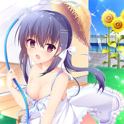 This is a pixiv picture whose title is お兄ちゃん！止めて止めてー！！.