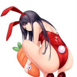 This is a pixiv picture whose title is はぐれ白峰バニー.