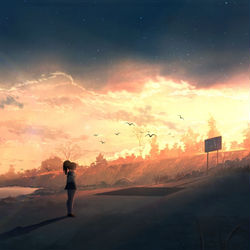 This is a pixiv picture whose title is 这个世界会好的，晴天总比雨天多不是吗？.