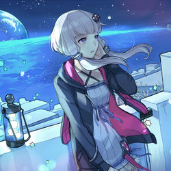 This is a pixiv picture whose title is 徒歩十一年.