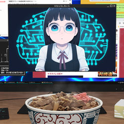 This is a pixiv picture whose title is AIなんもしない人.