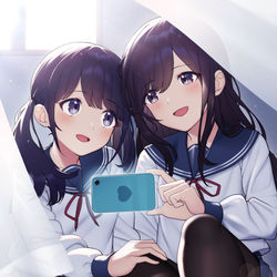 This is a pixiv picture whose title is ふたりっきりで.