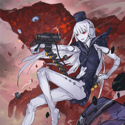 This is a pixiv picture whose title is 【PFAOS】重なる石、重なる眼【シルバーセイル】.