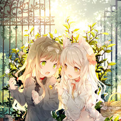This is a pixiv picture whose title is it takes two.