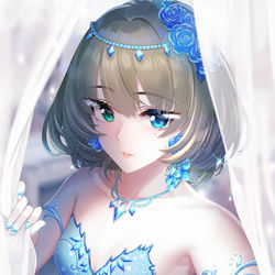 This is a pixiv picture whose title is 心を映す楓さん.
