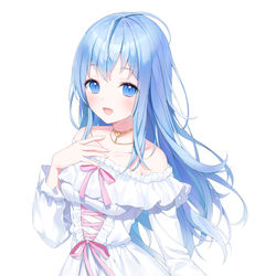 This is a pixiv picture whose title is 「仕事絵」Leia.