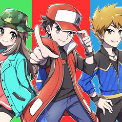 This is a pixiv picture whose title is 伝説の凄腕ポケモントレーナー.