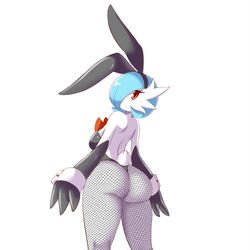 This is a pixiv picture whose title is Mega Gardevoir bunny shiny.
