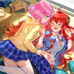 This is a pixiv picture whose title is くすぐりの刑♡.