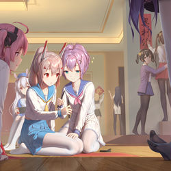 This is a pixiv picture whose title is アズールレーン1000日おめでとう.