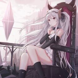 This is a pixiv picture whose title is 魔王さま.