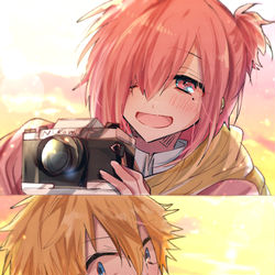 This is a pixiv picture whose title is ☘.