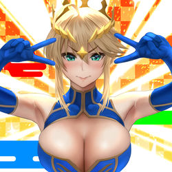 This is a pixiv picture whose title is デカデカのランサー.