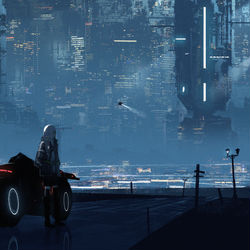 This is a pixiv picture whose title is 郊外.