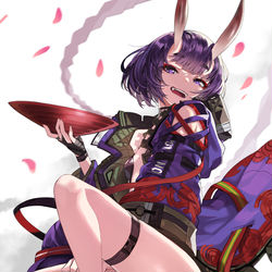 This is a pixiv picture whose title is 酒呑ちゃん.