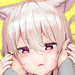 This is a pixiv picture whose title is ほっぺ.