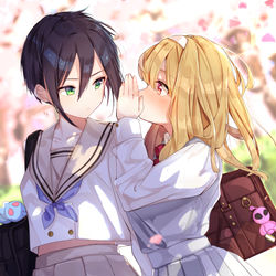 This is a pixiv picture whose title is 思わず話しかけてしまったっ////.