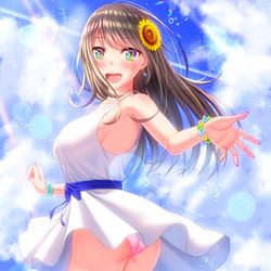 This is a pixiv picture whose title is 「君もおいでよ」.