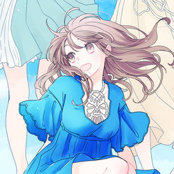 This is a pixiv picture whose title is おんなのこ.