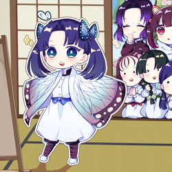 This is a pixiv picture whose title is ＼アオイが何か可愛いことしてる／.