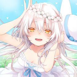 This is a pixiv picture whose title is 花冠.