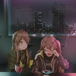This is a pixiv picture whose title is UMP40&45 commission.