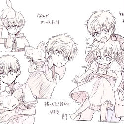 This is a pixiv picture whose title is ほぼ源さんちのLOG.