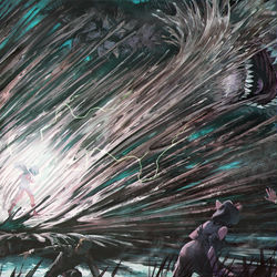 This is a pixiv picture whose title is 【PFAOS】秘めたる力【汚染された遺跡】.