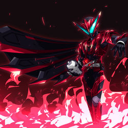 This is a pixiv picture whose title is 『INFERNO WING』.