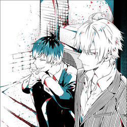This is a pixiv picture whose title is Mad Comic Dialogue.