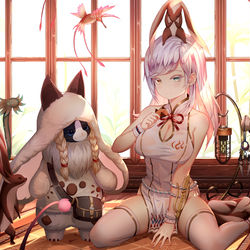 This is a pixiv picture whose title is mhw.