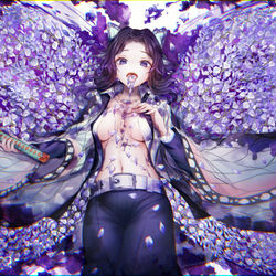 This is a pixiv picture whose title is 藤ノ花ノ毒.