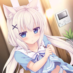 This is a pixiv picture whose title is ツキちゃんのパンツ.
