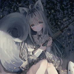 This is a pixiv picture whose title is もふ。。.