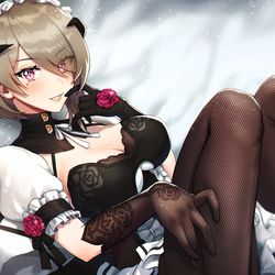 This is a pixiv picture whose title is 「崩壊3rd」 リタ・ロスヴァイセ.
