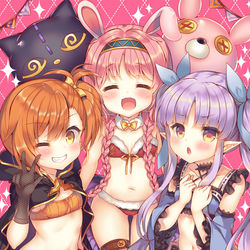 This is a pixiv picture whose title is リトルリリカル下着部.