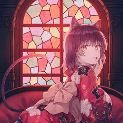 This is a pixiv picture whose title is Black Cats.