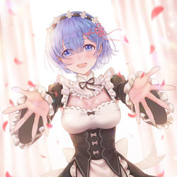 This is a pixiv picture whose title is レム.