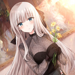 This is a pixiv picture whose title is ルノワールの展覧会.