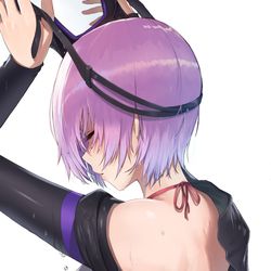 This is a pixiv picture whose title is ダイビングしマシュ!　その②.