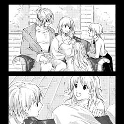 This is a pixiv picture whose title is 見つめ合う.