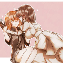 This is a pixiv picture whose title is 鋼鉄の決意.