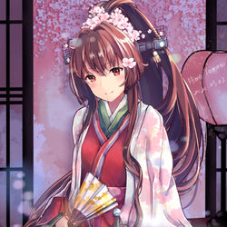 This is a pixiv picture whose title is 大和.