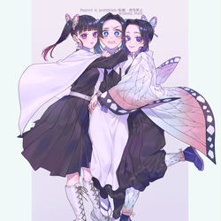 This is a pixiv picture whose title is 蝶師弟サンド.